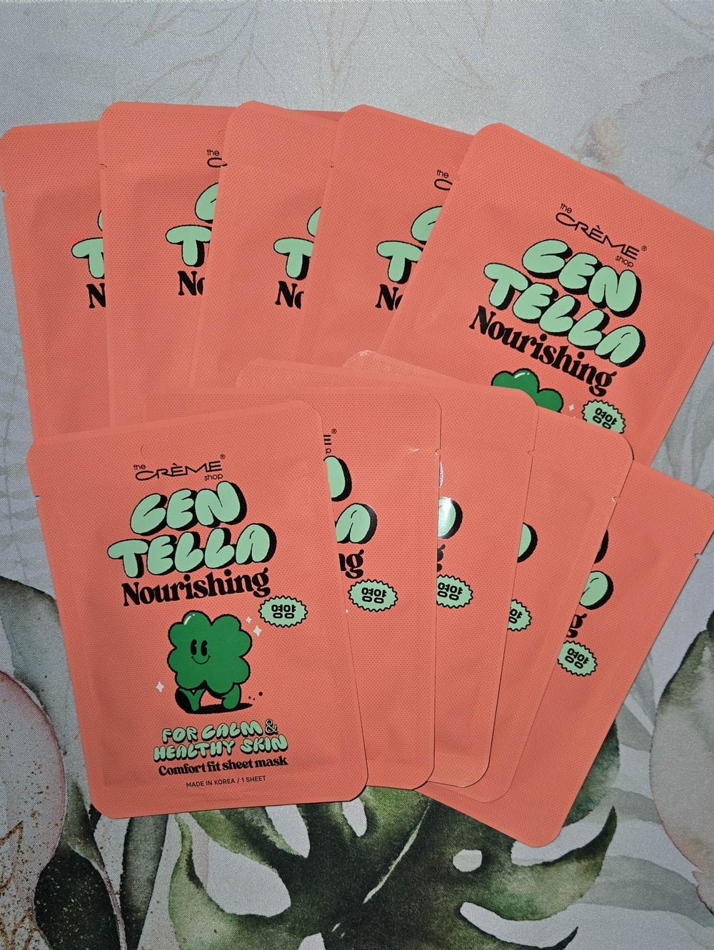Creme Shop Centella Nourishing Sheet Masks 10 Pcs